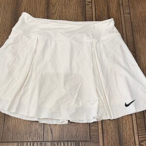 Nike Cream Pleated Skirt